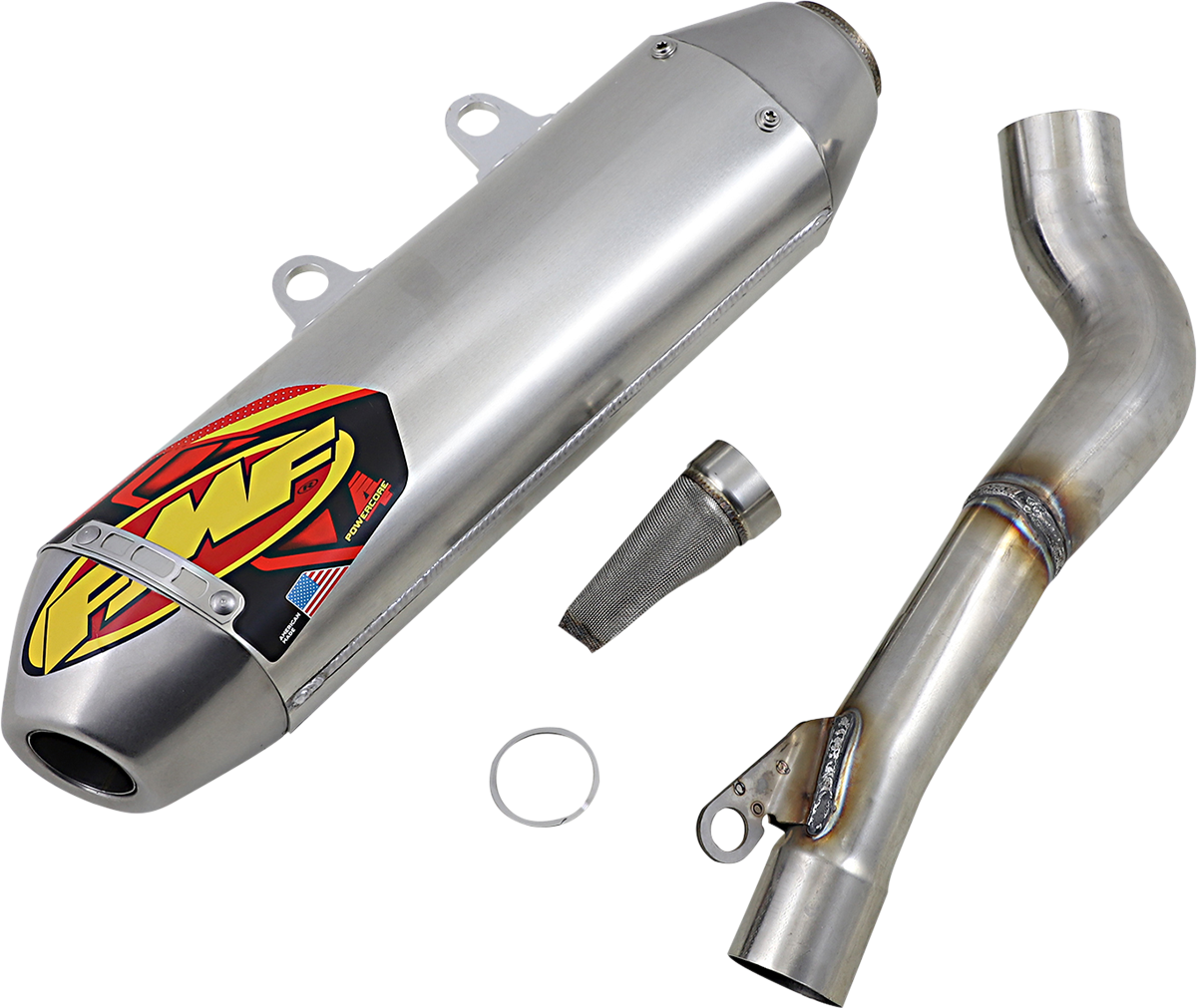 FMF Racing KTM 250-450SXF 2015-2018 / XCF 2018-2022/Husqvarna FC/FX250-450-501 2016-2018/FE 2017-2019 PC 4 Hex Muffler