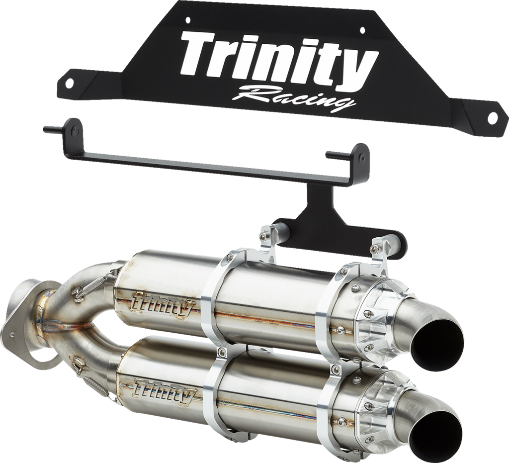 TRINITY RACING Slip-On Muffler - Stainless Steel 1831-1021