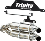 TRINITY RACING Slip-On Muffler - Stainless Steel 1831-1021