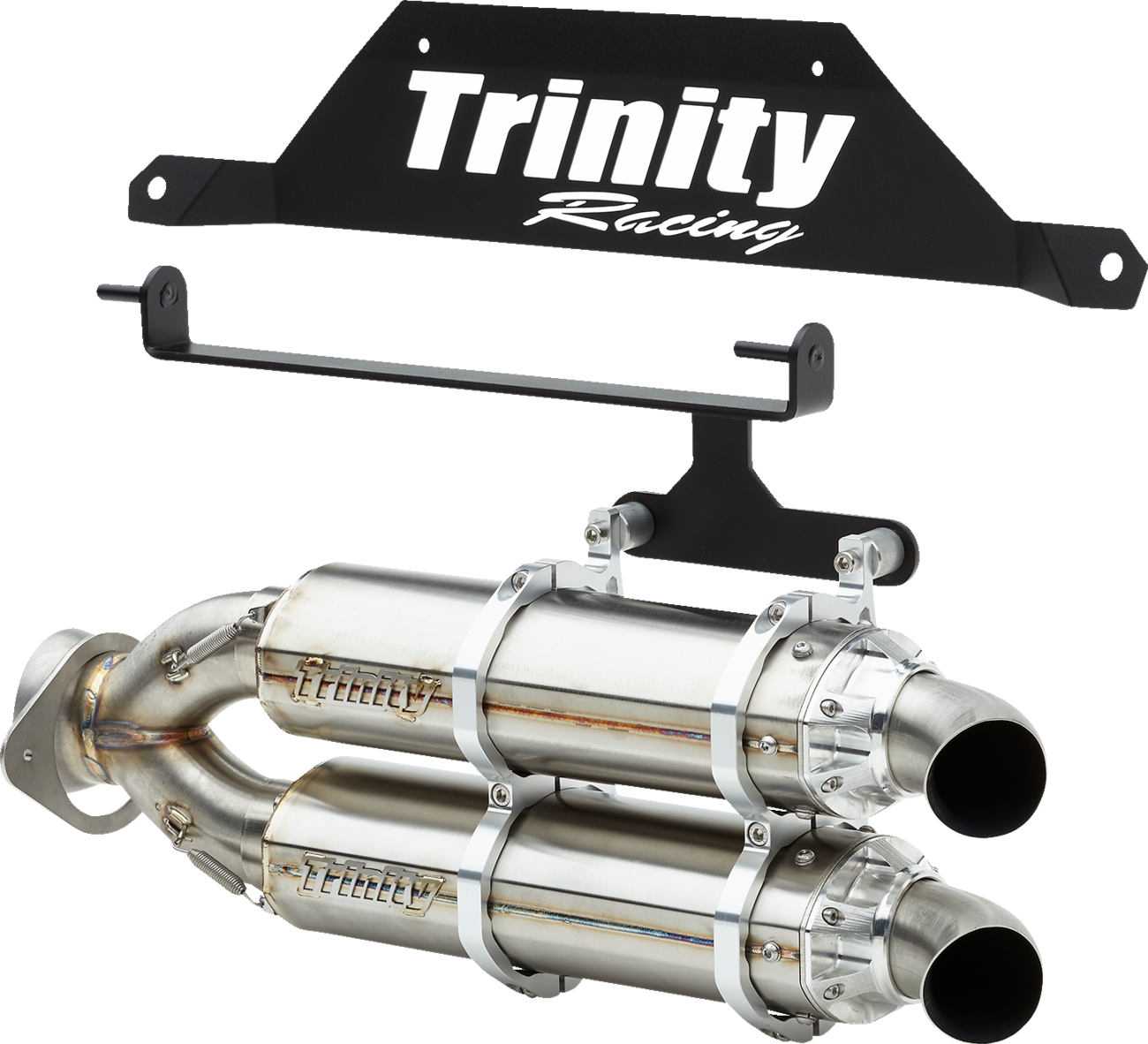 TRINITY RACING Slip-On Muffler - Stainless Steel 1831-1021
