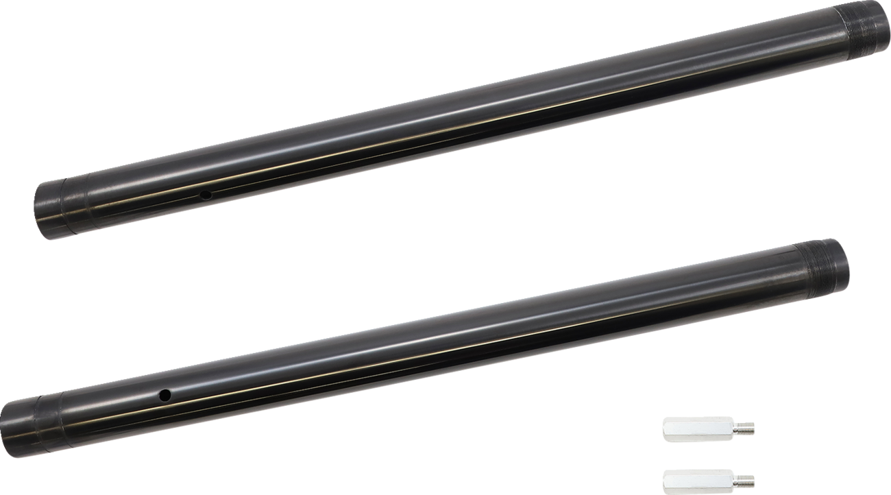 CUSTOM CYCLE ENGINEERING Inverted Fork Tubes - 43 mm / +2" / Black 0404-0571