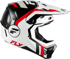 FLY Racing Formula CP Seal Helmet (2026) - White / Black / Red - View 16