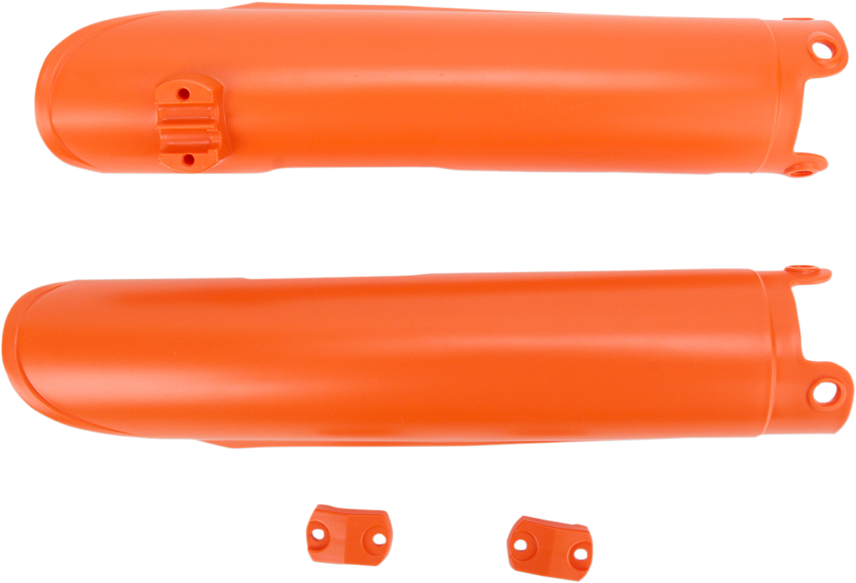 ACERBIS Lower Fork Covers for Inverted Forks - KTM Orange 0412-0147