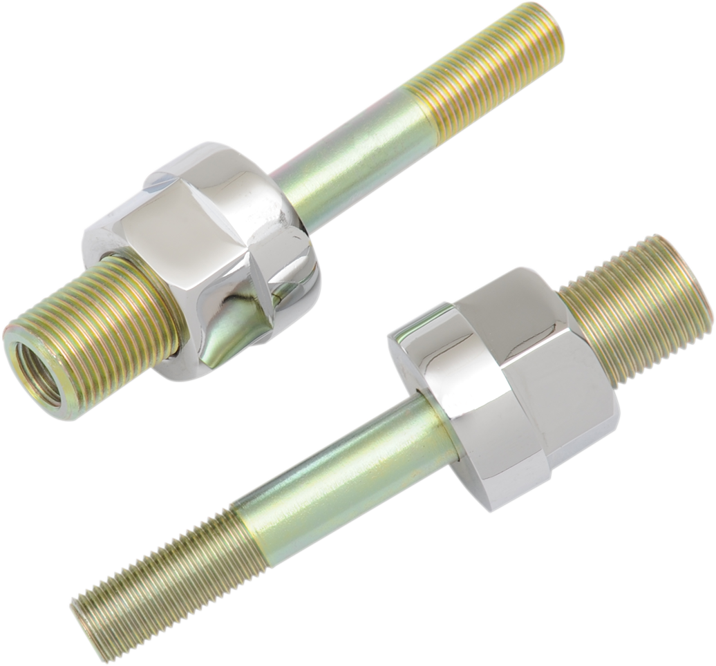 BURLY BRAND Adjustable Shock Lowering Kit - Rear / Lowers 0"-1.25" / Chrome/Gold Anodized Finish DS-221900