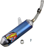 FMF Racing Kawasaki KLX140 2008-2020; Kawasaki KLX140F 2021; Kawasaki KLX140G 2017-2020; Kawasaki KLX140R F / KLX140R L 2022-2026 KAW KLX140/L/G'08-26 S/S ANO TI MINI Factory 4.1 Slip-On MFLR 042383