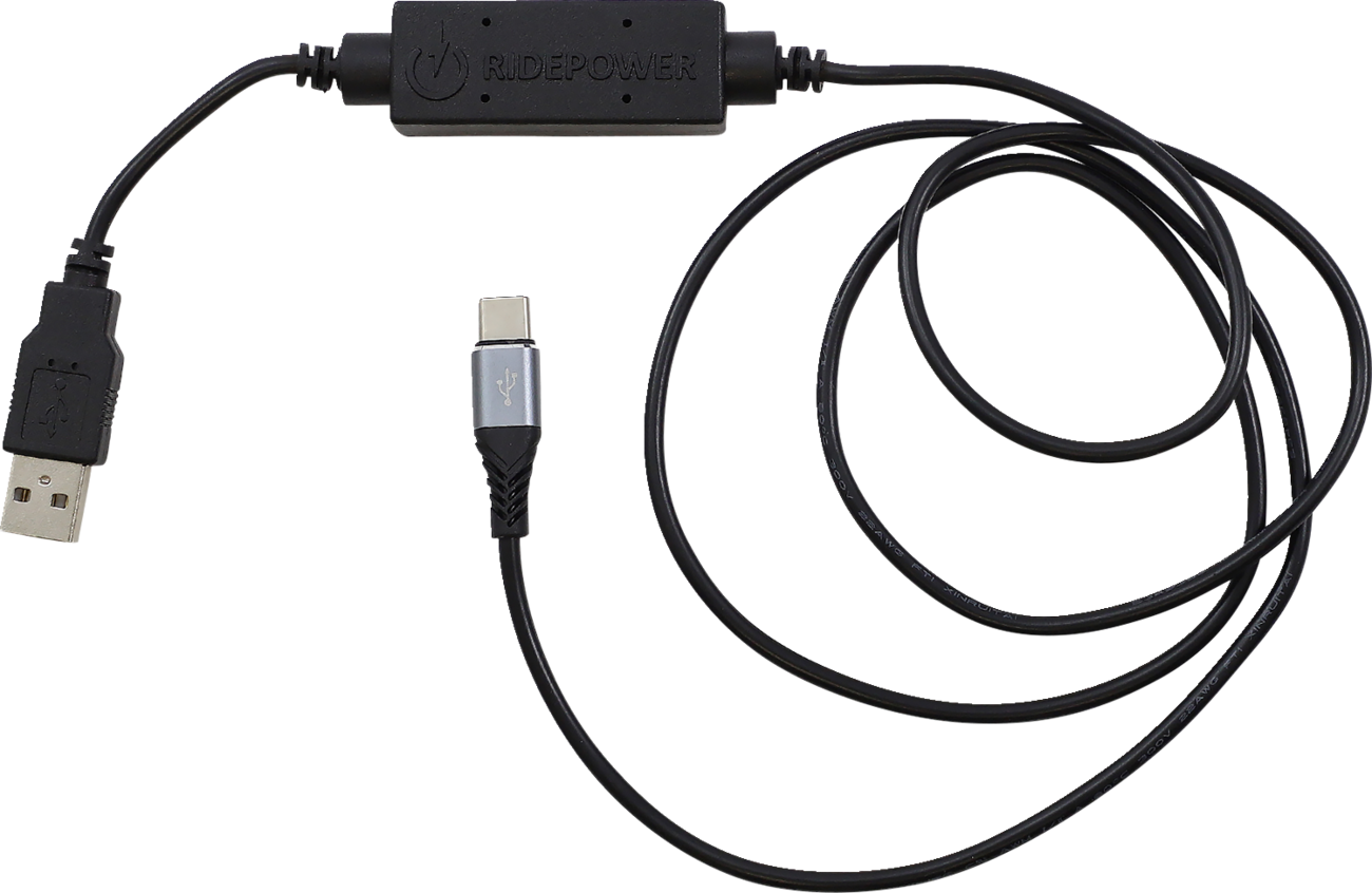 RIDEPOWER USB to USB-C Phone Charger Cable - USB to USB-C Cable / Charger / Single-End / 4' 3807-0624