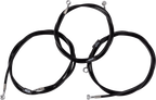 LA CHOPPERS Brake Line Kit - Brake Line / Black 1741-6517