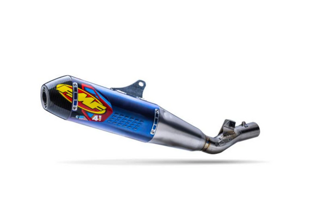 FMF Racing Honda CRF450R / CRF450RX 2021-2026 Factory 4.1 RCT Titanium Anodized SL (Slip-On) w/ Carbon Cap 041603