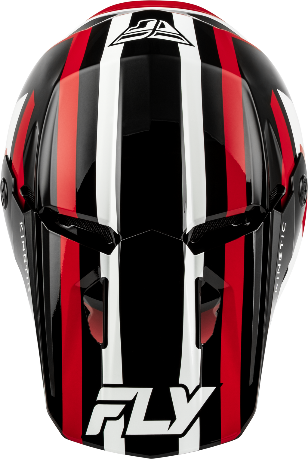 FLY Racing Kinetic Sync Helmet (2027) - Black / Red / White - View 9