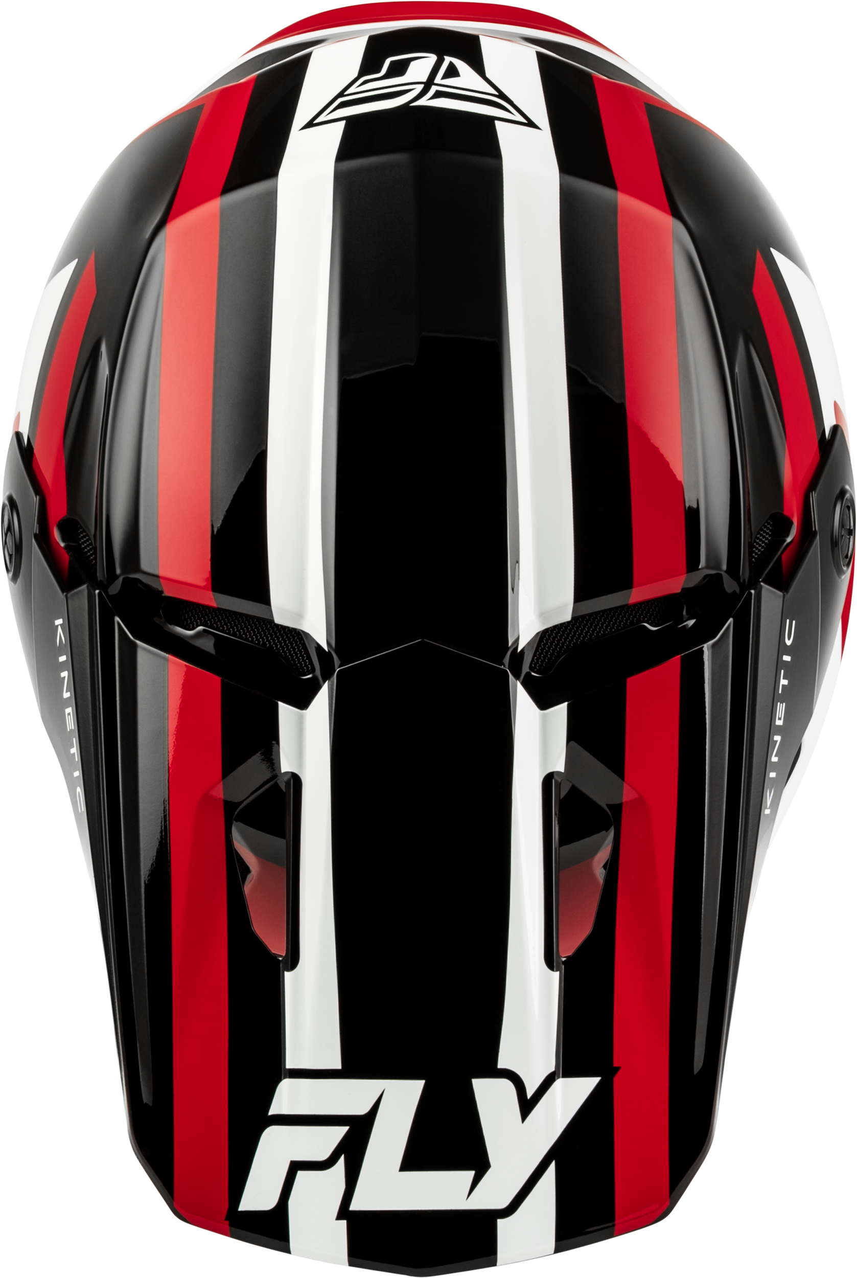 FLY Racing Kinetic Sync Helmet (2027) - Black / Red / White - View 9