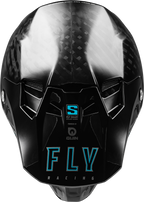 FLY Racing Formula S Carbon Helmet - Black - View 3