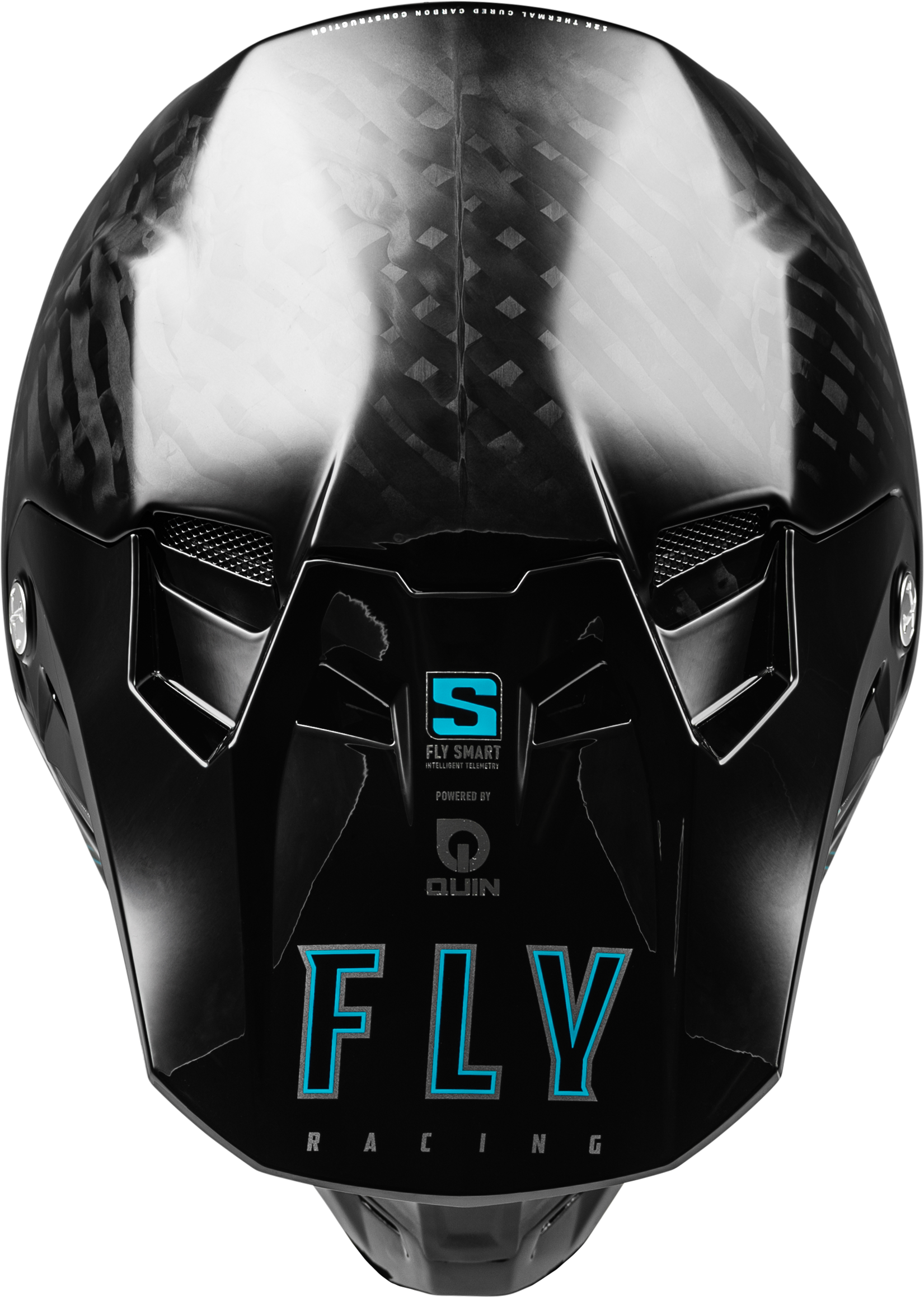 FLY Racing Formula S Carbon Helmet - Black - View 3