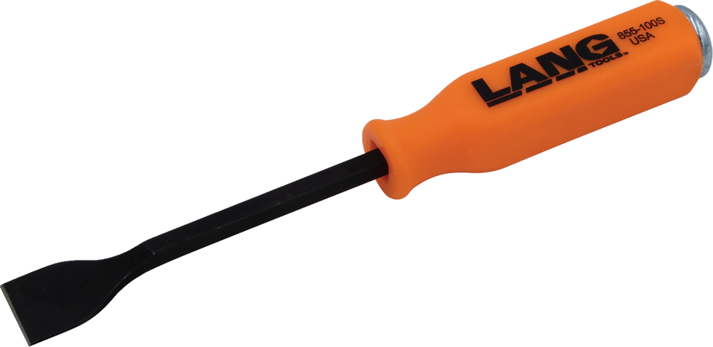 LANG TOOLS 1" Face Stubby Gasket Scraper with Capped Handle - Scraper Tool with Capped Handle / Gasket / 1" Face 3850-0630