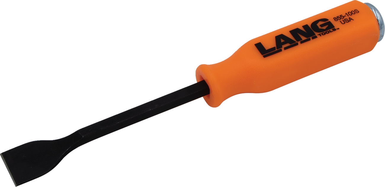 LANG TOOLS 1" Face Stubby Gasket Scraper with Capped Handle - Scraper Tool with Capped Handle / Gasket / 1" Face 3850-0630