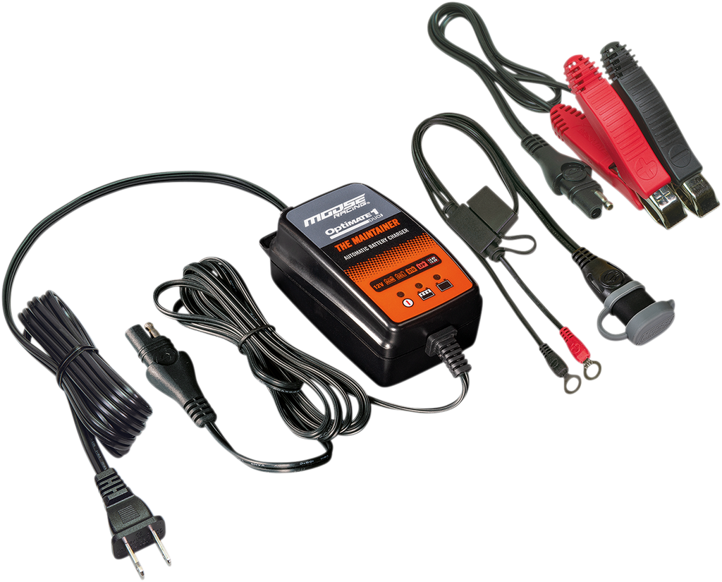 MOOSE OFFROAD Optimate 1 DUO Battery Charger/Maintainer - 3807-0502