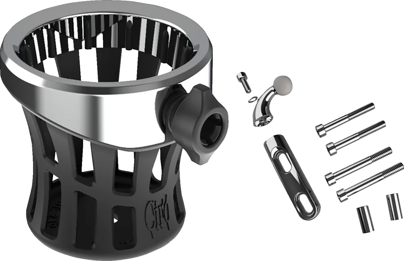 CIRO Gen 2 Drink Holder - Chrome / Chrome Perch Mount 0636-0582