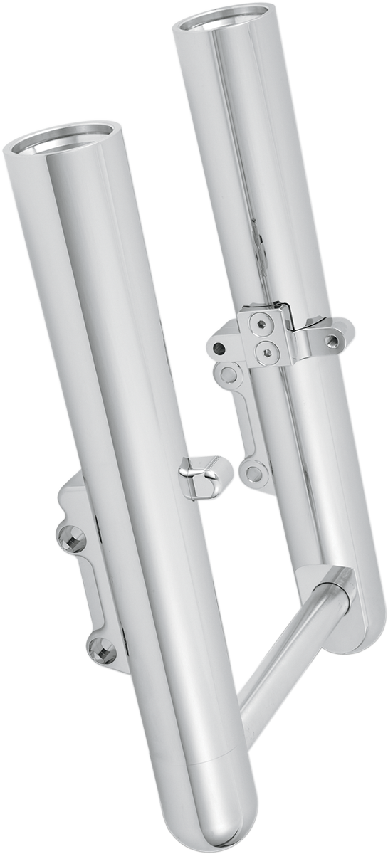 ARLEN NESS Fork Legs - Chrome / Smooth / Dual Disc / '00-'07 FLT 0403-0031