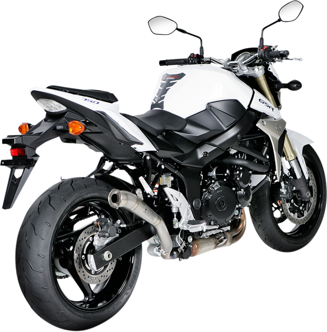 AKRAPOVIC GP-Style Megaphone Slip-On Line Muffler SM-S7SO1T - Suzuki GSR 750 2011-2016; Suzuki GSX-S750 2015-2016
