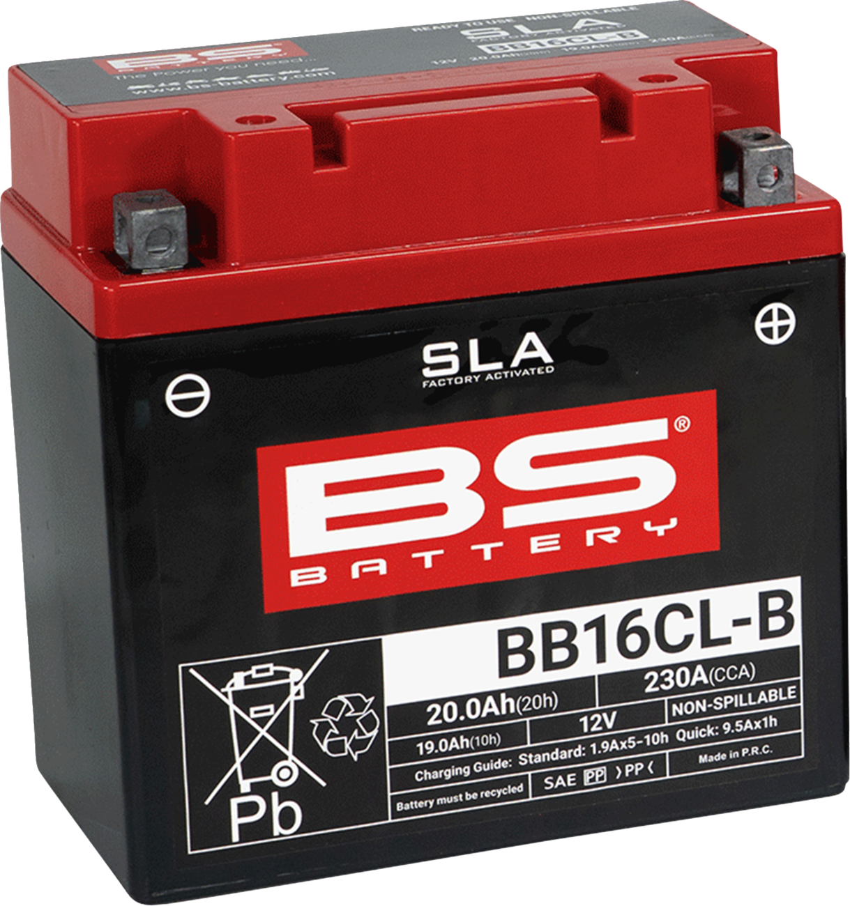 BS BATTERY SLA Factory- Activated AGM Maintenance-Free Battery