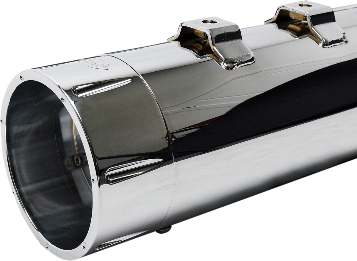 4-1/2" MK45 Performance Mufflers - Chrome Tracer