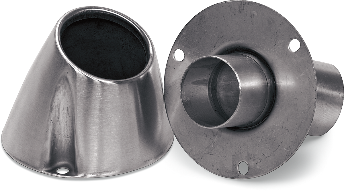 PRO CIRCUIT Replacement End Cap with Quiet Tip - 4" Quiet End Cap / Billet / 1-1/2" 1861-0312