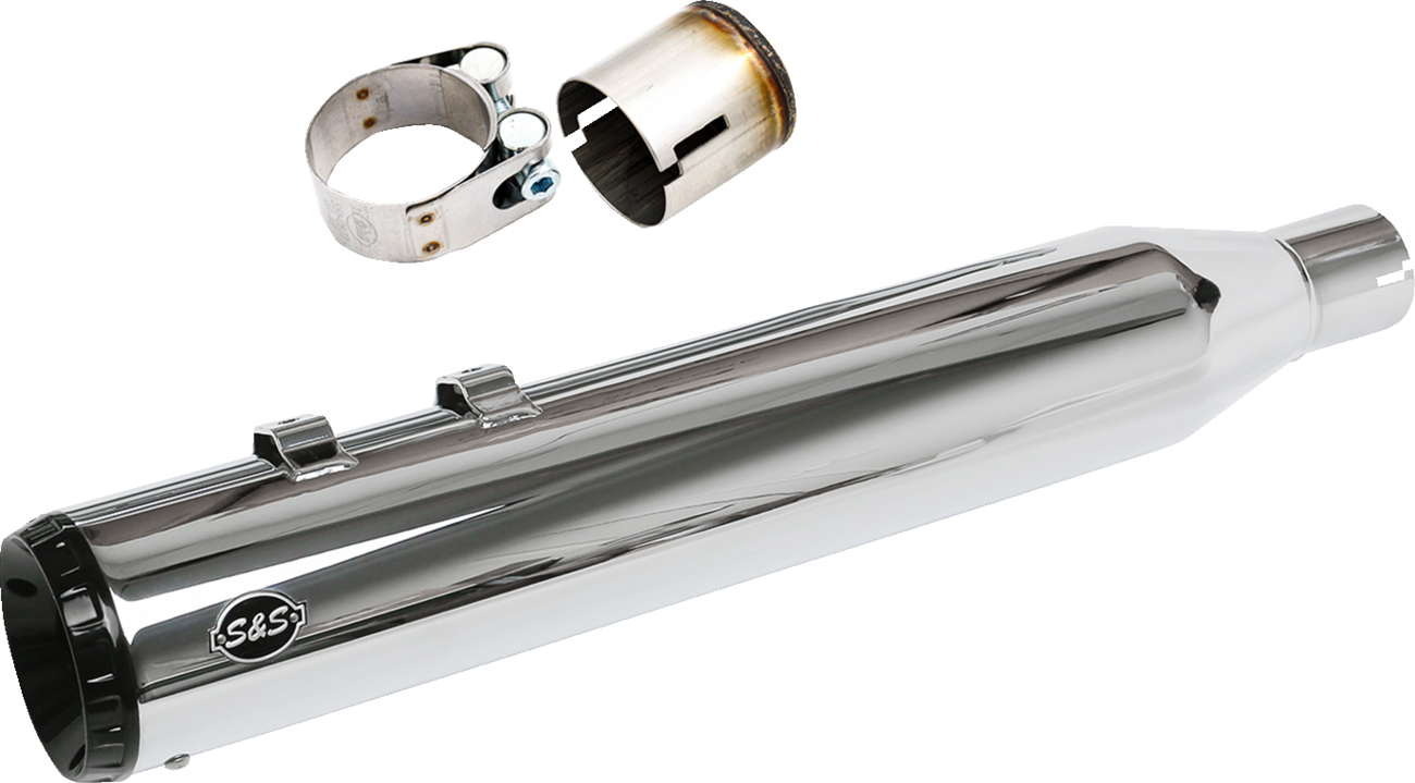 2-into-1 Swindler Exhaust Conversion Kit - 4-1/2" - Chrome - M8 Touring