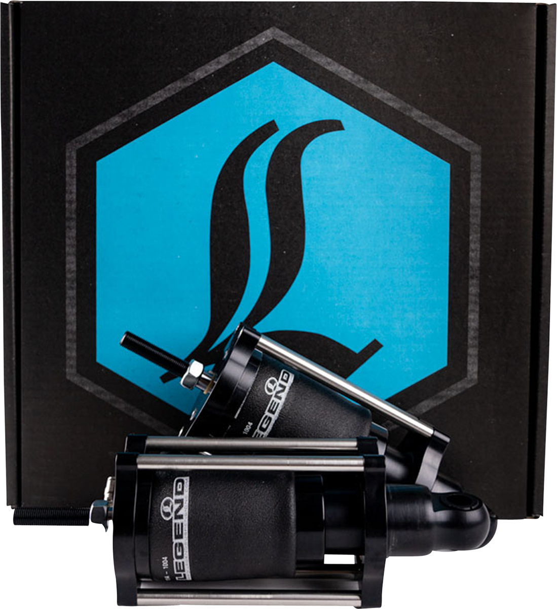 LEGEND SUSPENSION Legend Air Suspension For Softail Models - AIR Shocks / 12.25" / Black 1311-0144