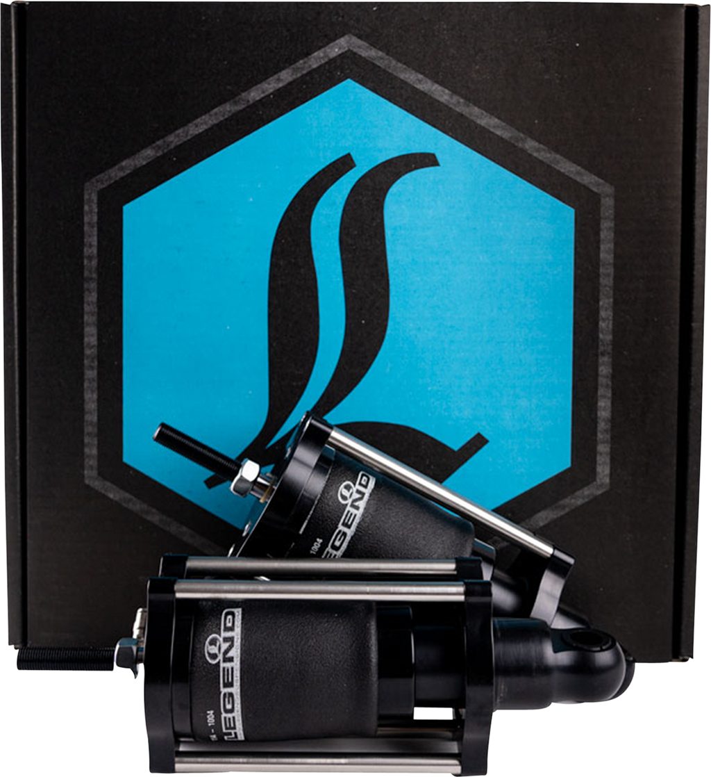 LEGEND SUSPENSION Legend Air Suspension For Softail Models - AIR Shocks / 12.25" / Black 1311-0144