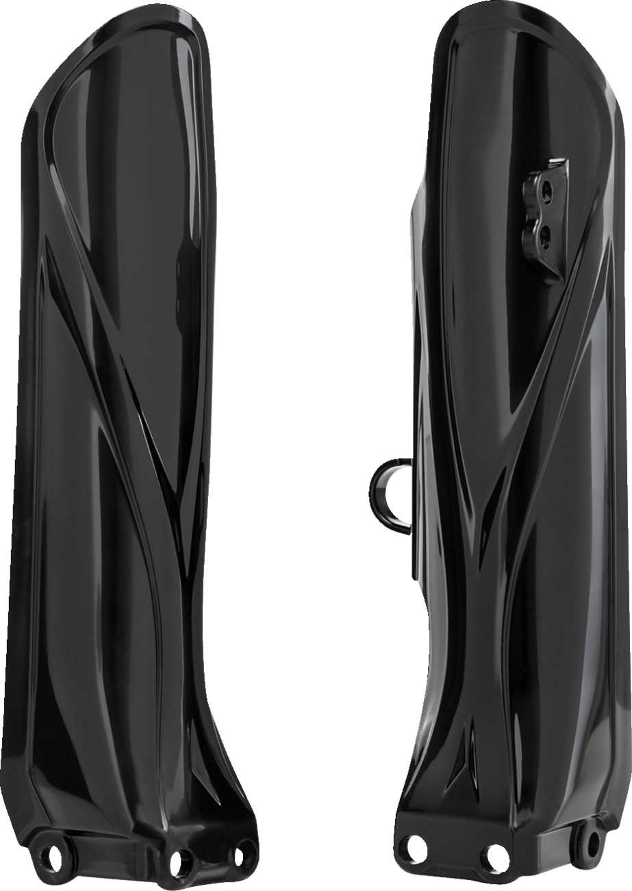 ACERBIS Fork Cover - Lower / Black / Yamaha 0412-0649
