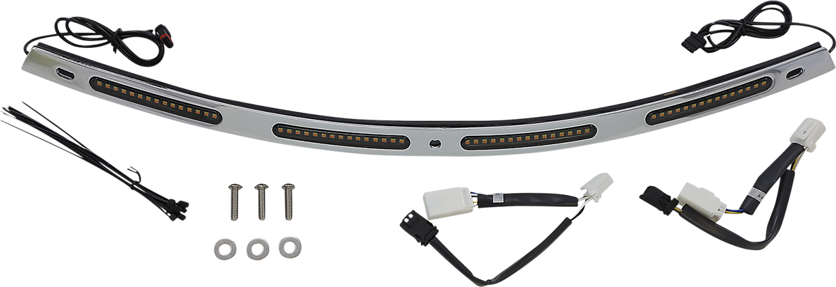CUSTOM DYNAMICS Windshield Trim - Chrome 2040-2825