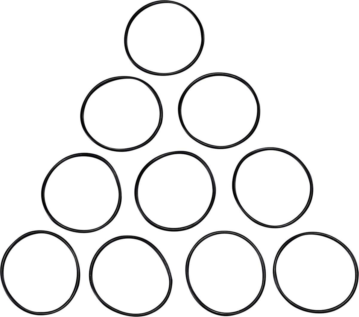 JAMES GASKET Fork Tube Cap O-Ring - 10-Pack 0934-6496