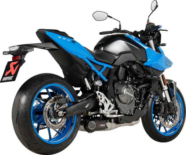 AKRAPOVIC Racing Line Exhaust System - Stainless Steel S-S8R1-HHAKESS - Suzuki GSX-8S/8R/8T/8TT 2022-2026