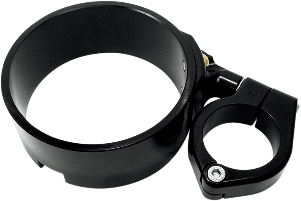 JOKER MACHINE Speedometer Ring with Swivel Clamp - Black Anodized / For 39 mm Fork Tube 2210-0275