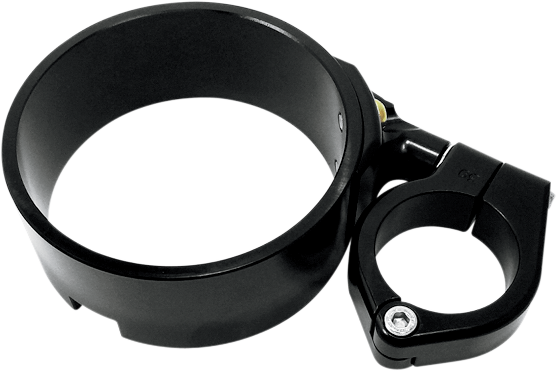JOKER MACHINE Speedometer Ring with Swivel Clamp - Black Anodized / For 39 mm Fork Tube 2210-0275