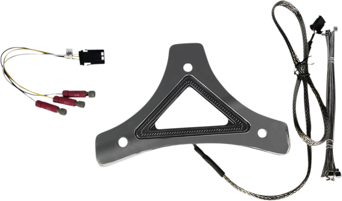 CUSTOM DYNAMICS LED Backrest Light - Run/Brake / Chrome 2040-2618