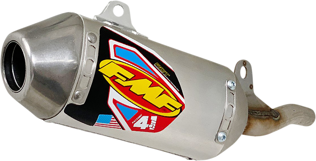 FMF Racing Honda CRF110F 2019-2027 HON CRF110F'19-27 S/S ANO TI MINI Factory 4.1 Slip-On MFLR 041593
