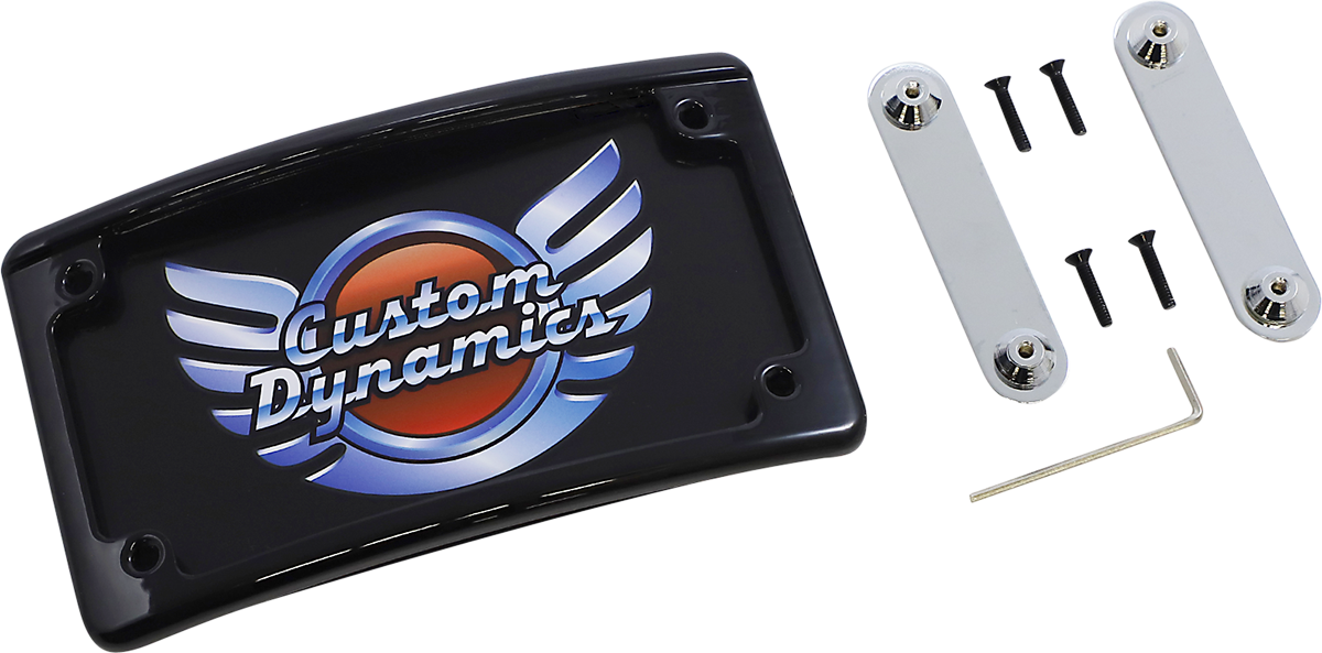 CUSTOM DYNAMICS License Plate Frame - LED / Black 2030-1961