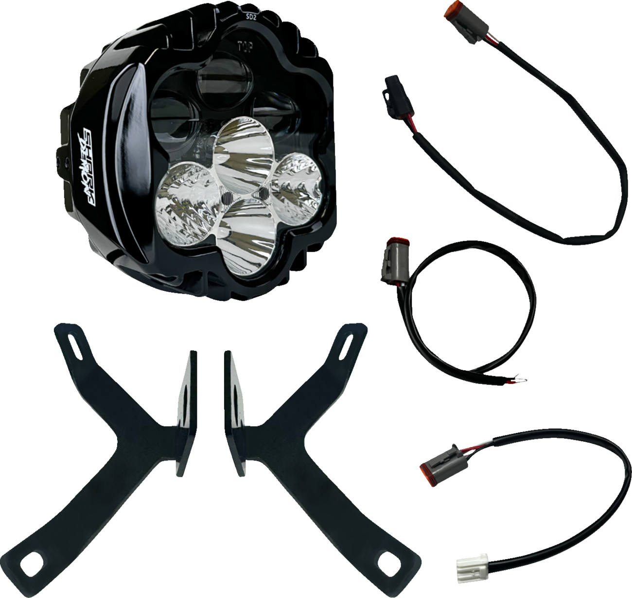 CUSTOM DYNAMICS Headlight - Shark Demon / for Road Warrior Fairing 2001-2932