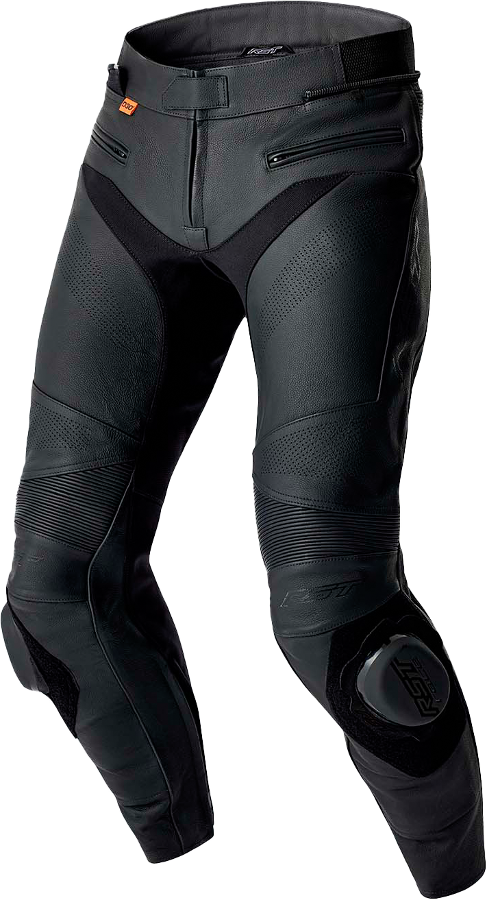 RST S-1 CE Men's Leather Pants (Short Leg) - Black - View 1