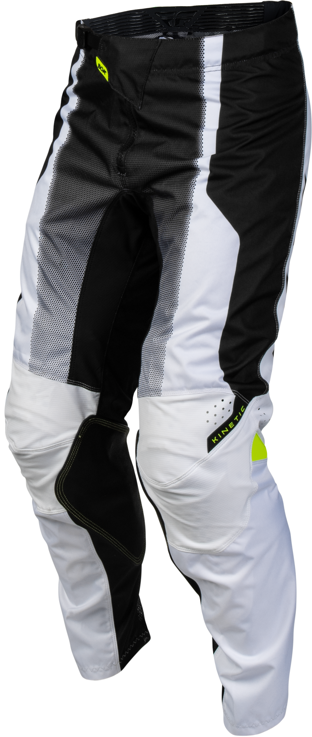 FLY Racing Kinetic Fade Pants (2027) - White / Black / Hi-Viz - View 16