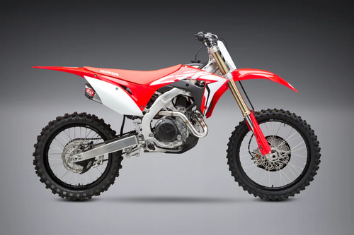 Yoshimura CRF450R/RX 17-20 / CRF450R-S 2022 RS-9T Stainless Full Exhaust, w/ Stainless Mufflers