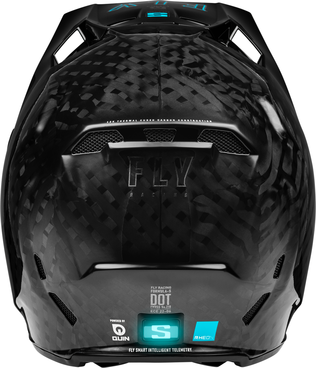 FLY Racing Formula S Carbon Helmet - Black - View 2