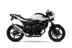 Yoshimura SV650 17-26/SV650X 19-26 AT2 Stainless Slip-On Exhaust, w/ Stainless Muffler