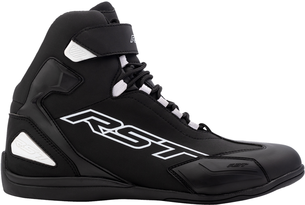 RST Sabre Moto Shoe Men's CE Boot - Black / Black / White - View 1