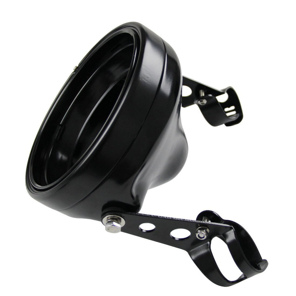 Eagle Lights 7" Meteor Headlight Bucket Housing for Motorcycles with 32MM to 40MM Fork Tubes