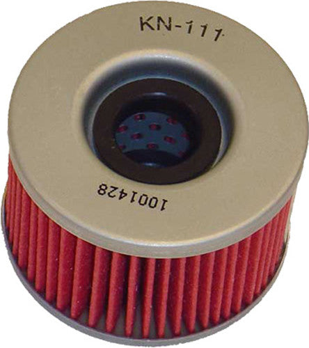 K&N KN-111 Powersports Oil Filter For Honda CB400 Hawk, Honda CMX450C Rebel, And Honda GL500 Silver Wing