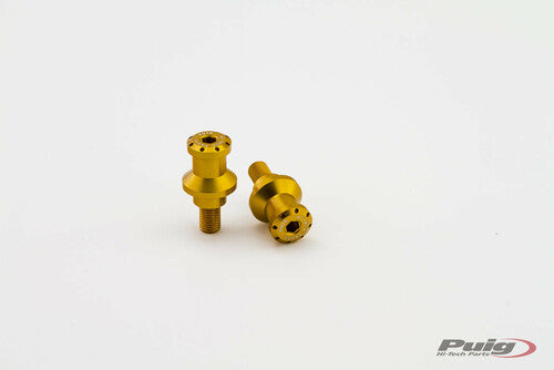 Puig 5924O Hi-Tech Swingarm Spools 10mm Gold 2-Pack