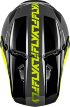 FLY Racing Kinetic Crest Helmet (2026) - Grey / Black / Hi-Viz Yellow - View 11