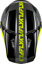 FLY Racing Kinetic Crest Helmet (2026) - Grey / Black / Hi-Viz Yellow - View 27