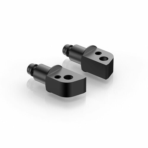 Rizoma Footpeg Mount Kit - Rider Black Pair - PE683B